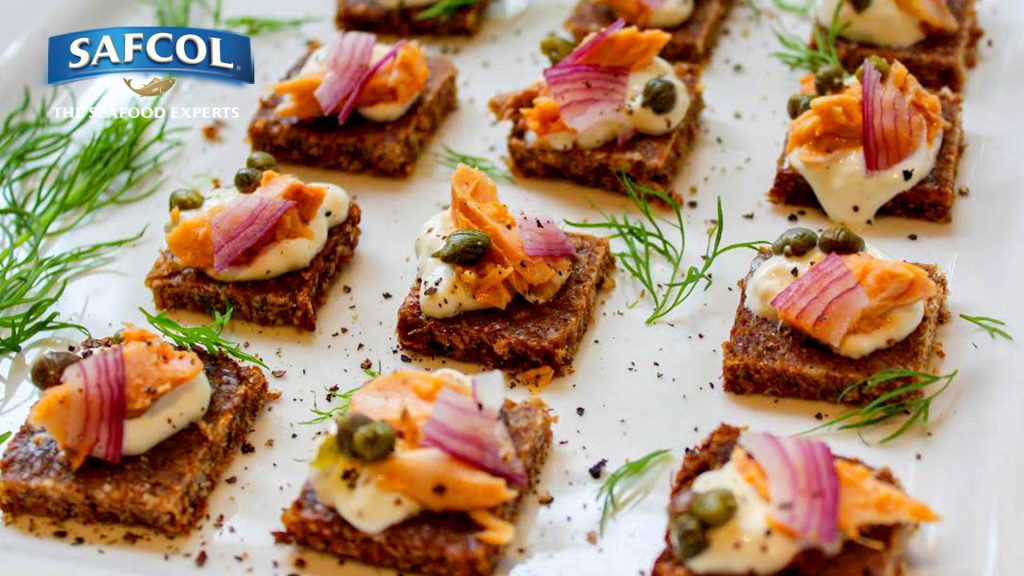 Smoked Salmon and Caper Canapes