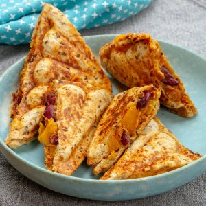 Tuna tomato pumpkin jaffle