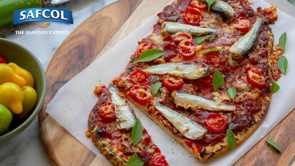 Sardine salsa flatbreads