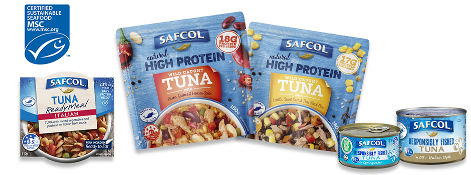 Not only is Safcol the Seafood Experts tuna lunchbox friendly, but it also tastes delicious, and boasts some amazing health benefits! Tuna contains Omega-3 fats that are an unsaturated form of fat called polyunsaturated. These types of fats cannot be made by the body, so we need to include them as part of our diet to stay healthy. For good health, you need omega-3 fats in our diet, particularly the type which comes from fish and seafood because it contains two acids known as docosahexaenoic acid or DHA and eicosapentaenoic acid or EPA. These two acids are linked to better health for your body particularly for your brain and heart.