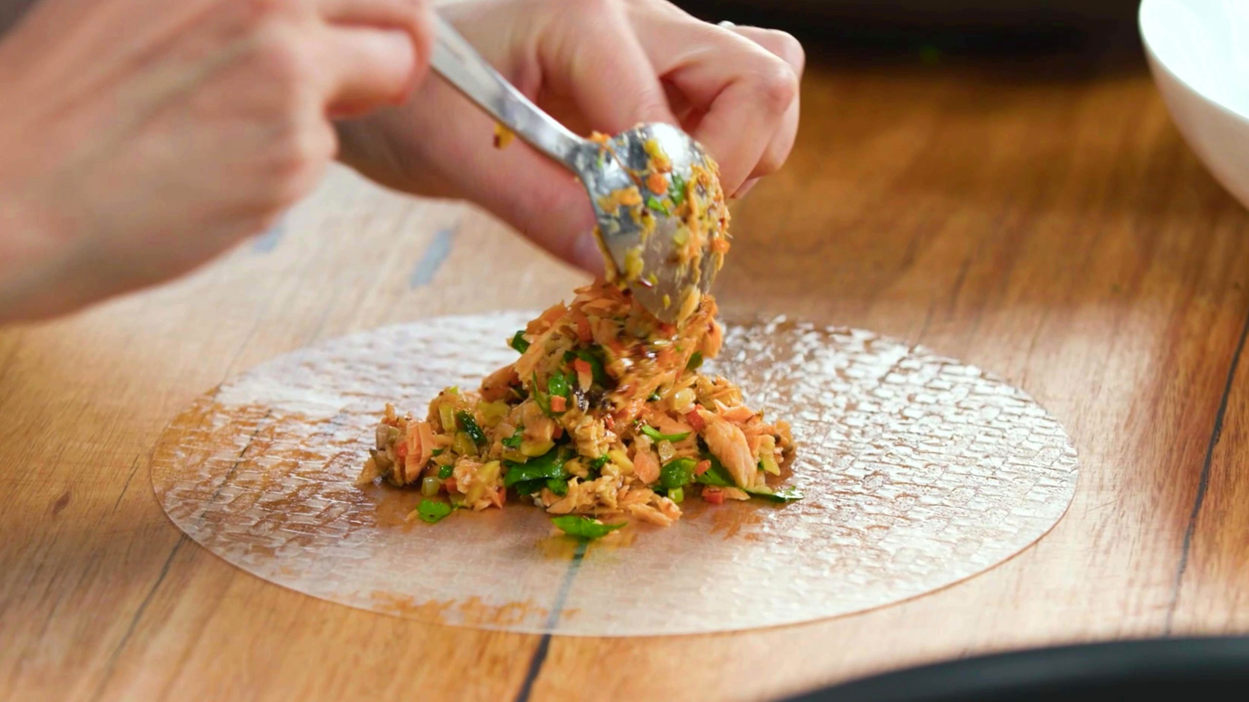 Crispy Rice Paper Salmon Parcels - Seafood Experts