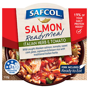 Safcol Salmon Italian Herb & Tomato